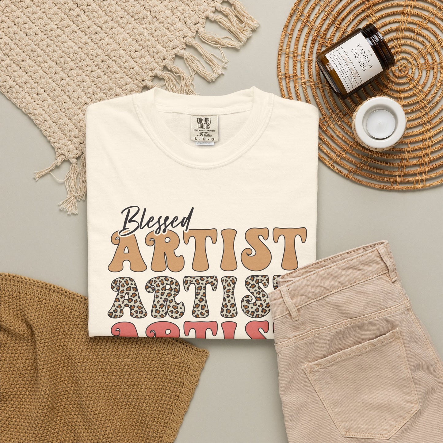 Blessed Artist Vintage-Style T-Shirt