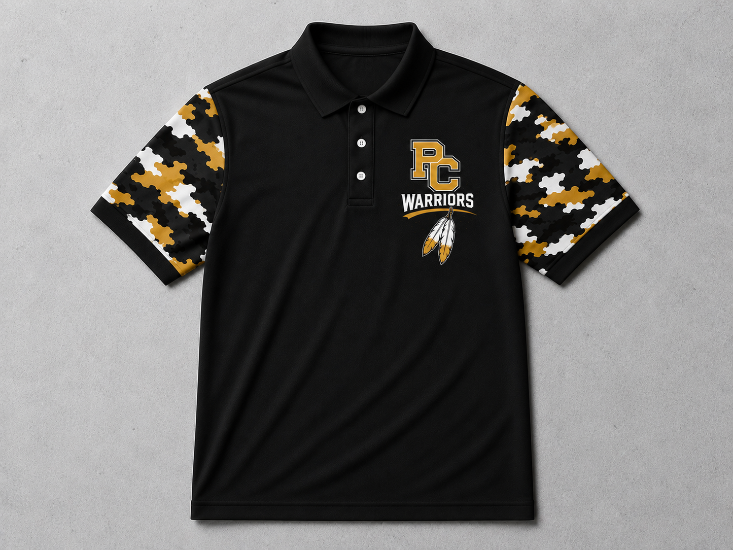 Custom School Spirit Performance Polo