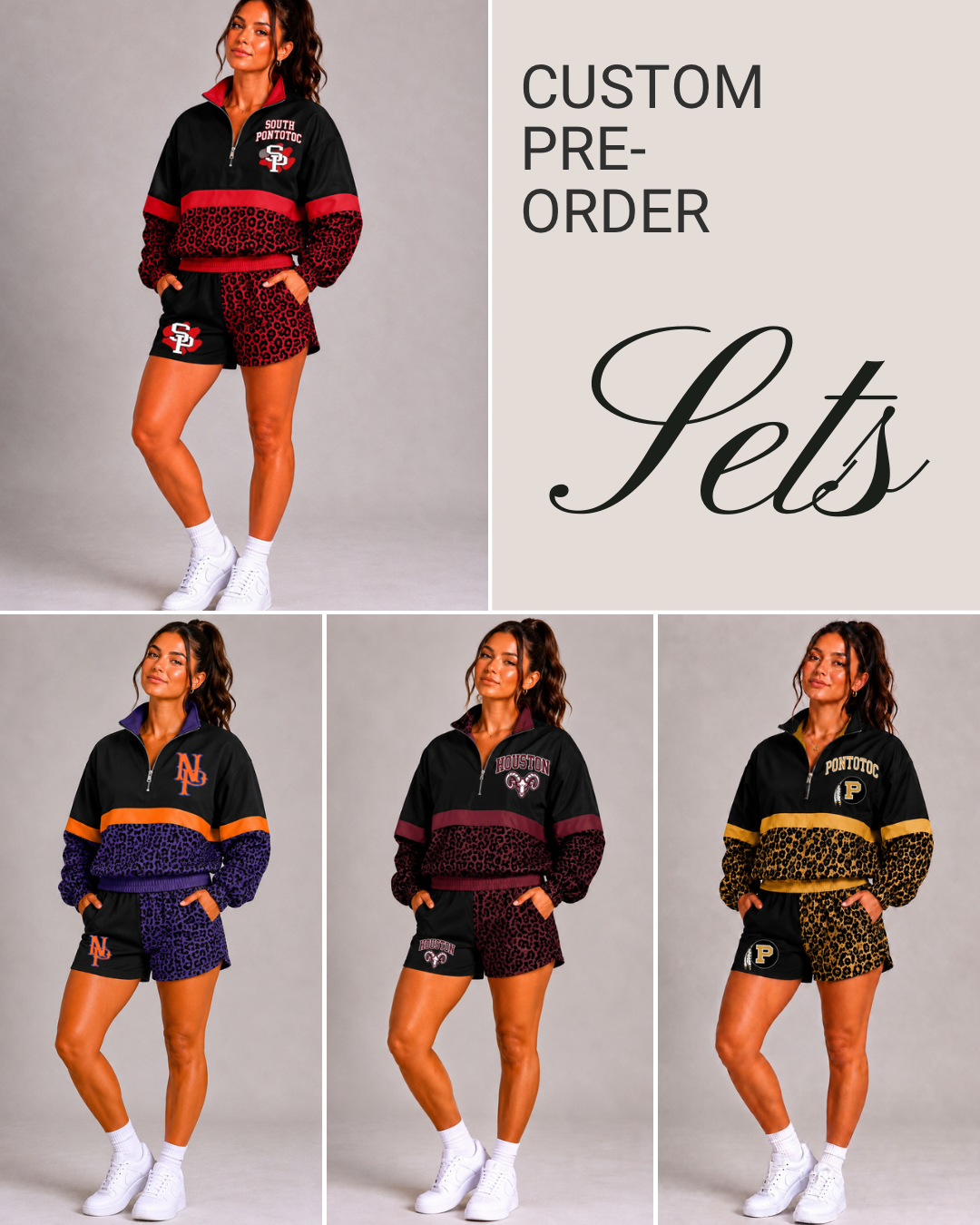 Custom Spirit Pullover & Shorts Set
