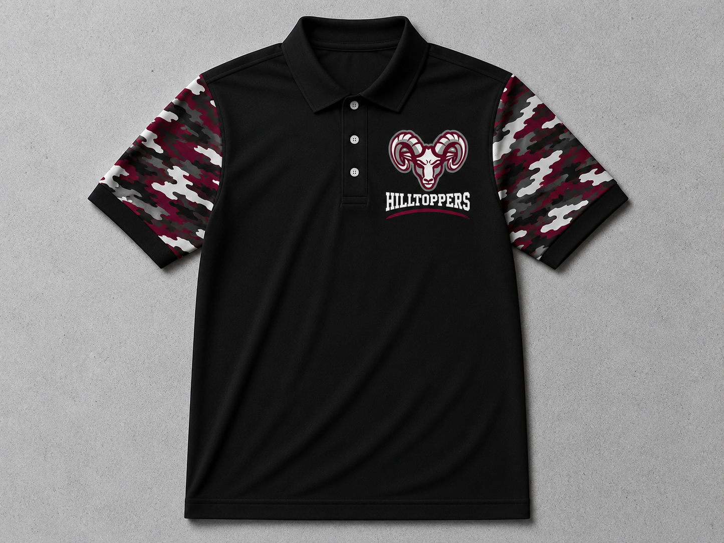 Custom School Spirit Performance Polo