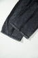Black Mineral Wash Raw Seam Drawstring Elastic Waist Barrel Pants
